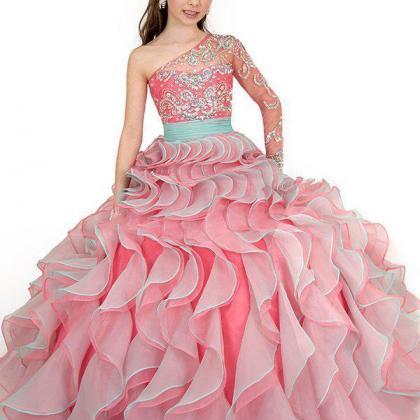 2016 Pink Sweetheart Princess Dress The Baby Birthday Party Show Small ...