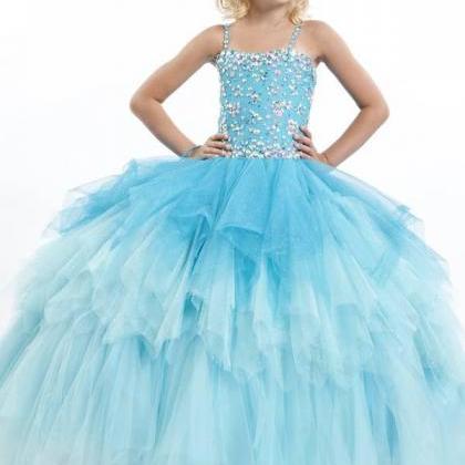 Girl's Pageant Dresses 2014 Spaghetti..