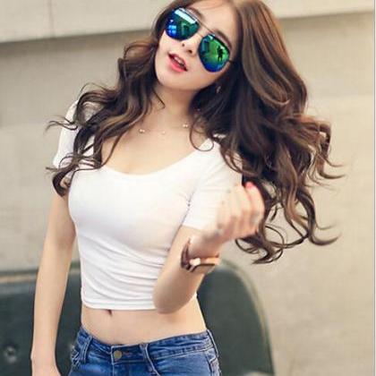 2017 Sexy Ladies Women Short Sleeve O-neck Casual..