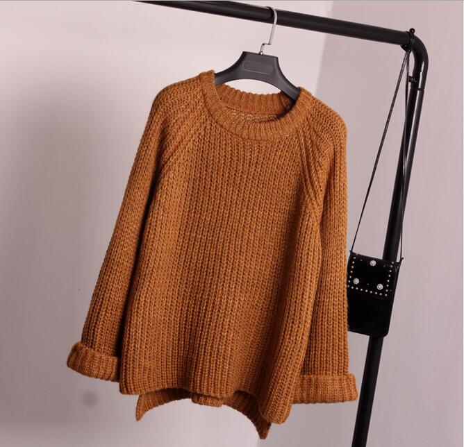 2107 New Women Long Sleeve Casual Fashion Loose Pullovers Sweater NZ317 ...