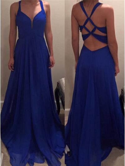 sapphire blue prom dress